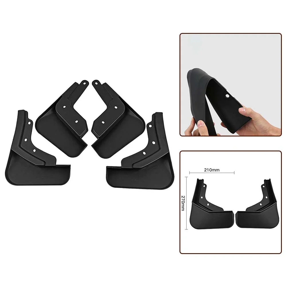Брызговики от грязи брызговики 4 шт. крыло для Polestar 2 20212023 простой в использовании