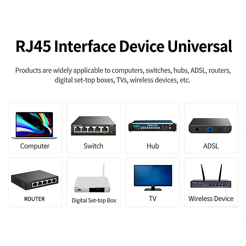 10 шт. экранированных разъемов Cat7 RJ45, модульные разъемы с пропускной способностью 10 Гбитс, металлическим корпусом и позолоченными контактами для кабелей Ethernet (art.: 3920d98380435) - 3920d98380435