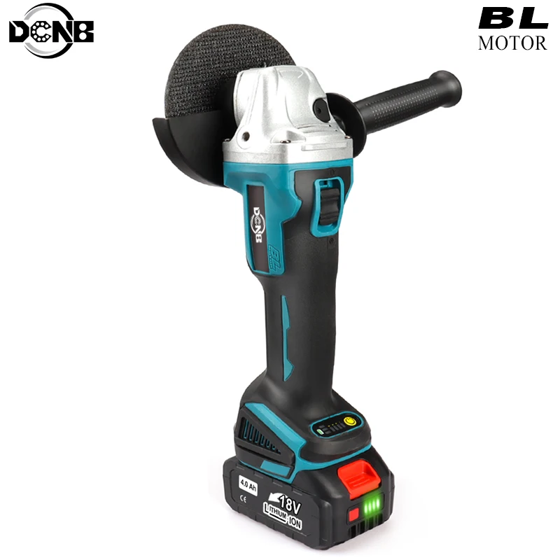 125MM Disc Diameter Brushless Grinder 18V Cordless Electric Angle Grinder Steel Cutting Polishing Polisher For Makita Battery