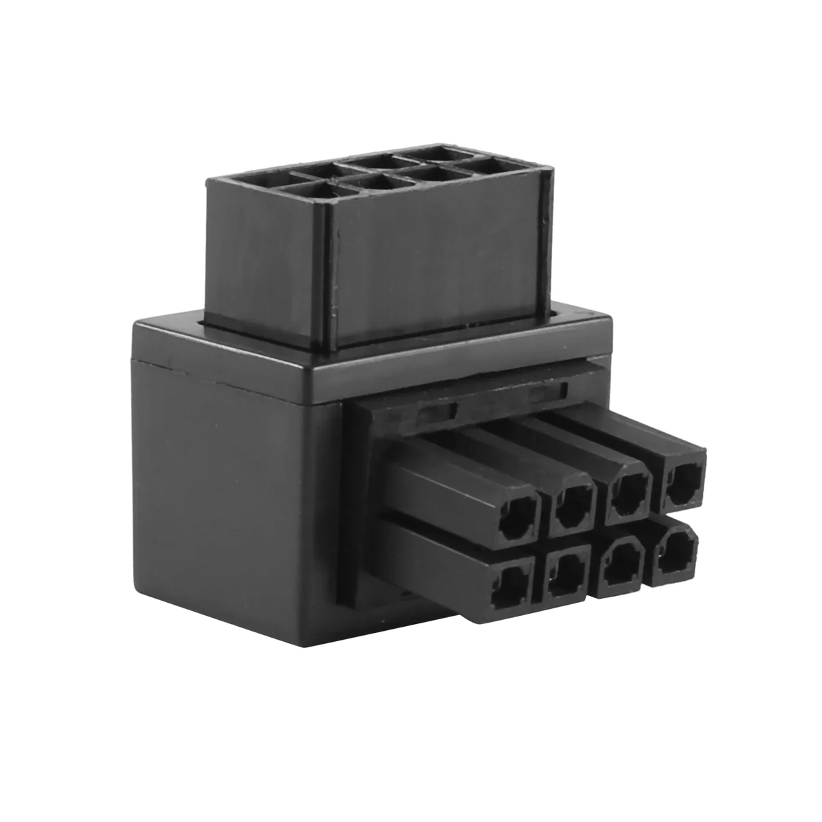 Адаптер питания ATX 8Pin мама 90 градусов под углом до 8 контактов папа коннектор GPU