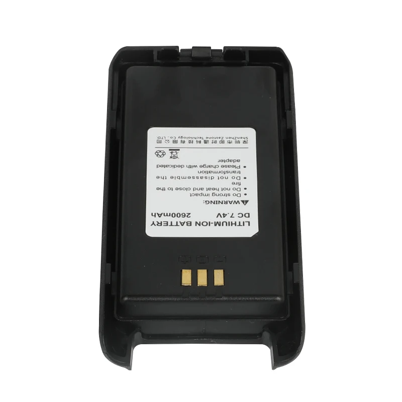 ZASTONE M7 Walkie Taklie Battery DC 7.4V 2600MAH Two Way radio Battery Lithium