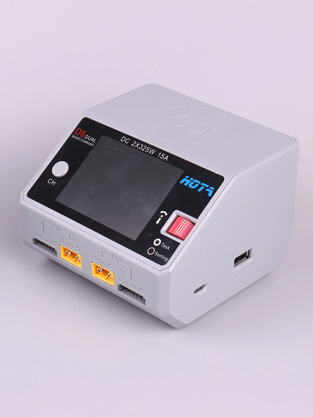 HOTA D6 DC650W 15A двойное умное зарядное устройство максимальный ток 1600 мА Встроенный