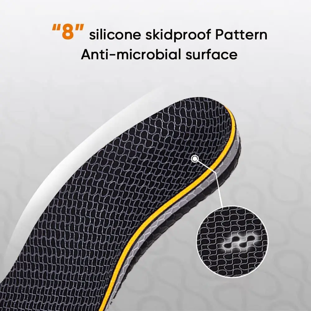 NOIPACE Orthopedic Arch Support Insoles Fasciitis Pain Relief Orthotic Shoe Inserts for Flat Feet, Anti-Slip, Shock Absorption