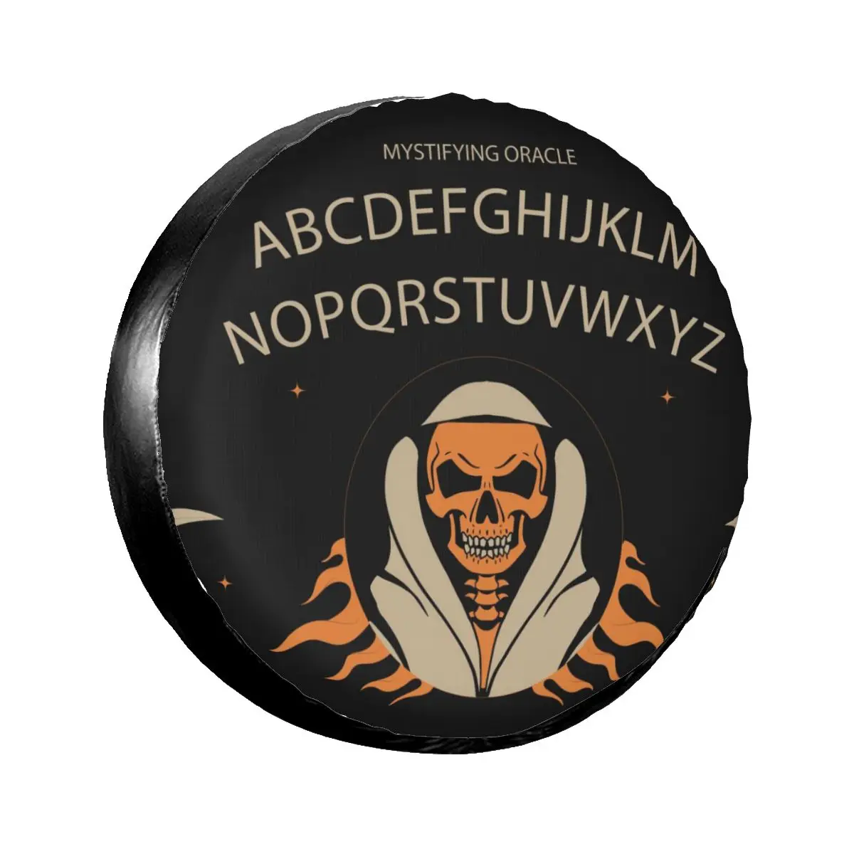 

Spare Wheel Tire Cover Case Pouch Protector Ouija Board Print Car Tyre for Jeep Hummer 14 /15/16/17 Inch