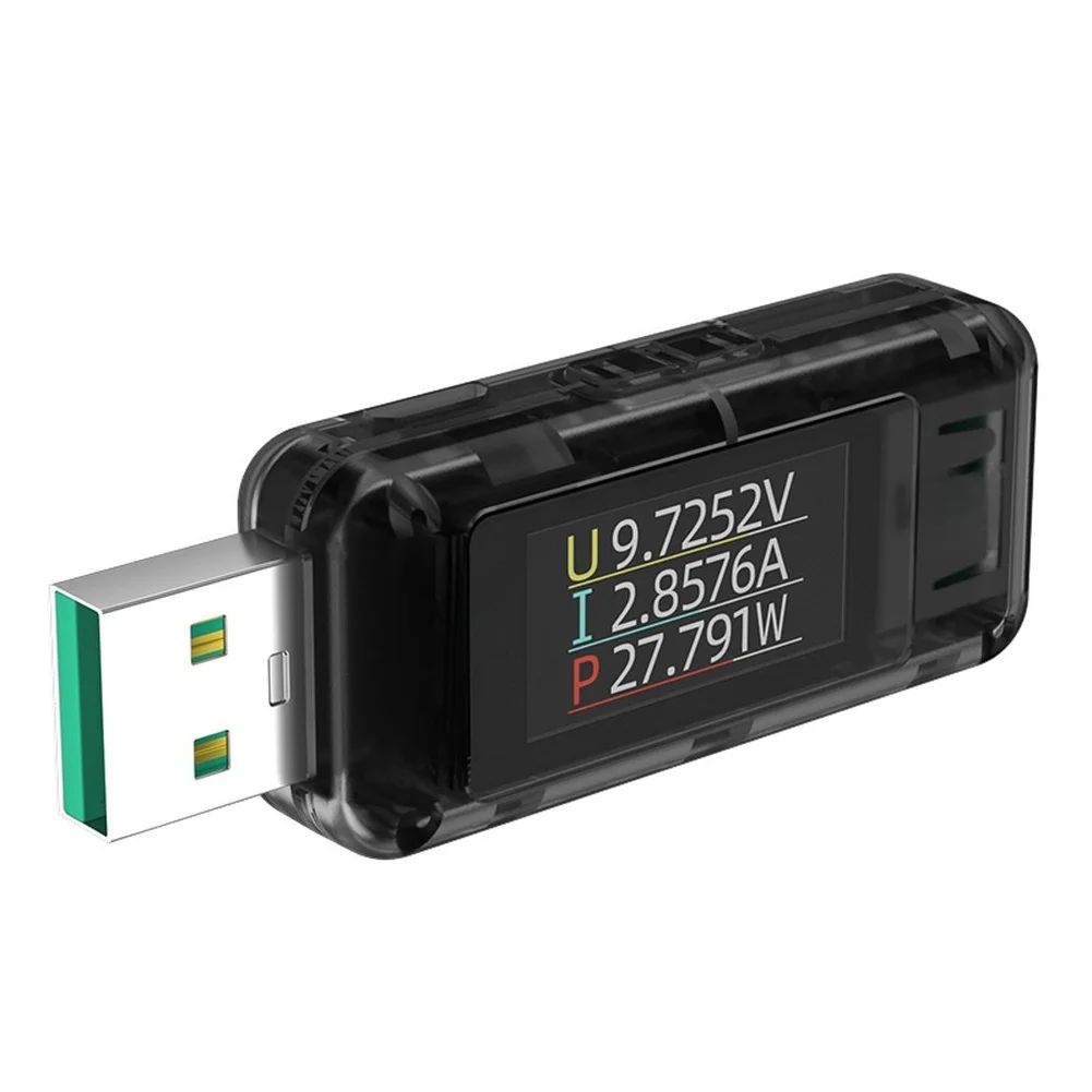 Фото USB-измеритель напряжения и тока 8А 120Вт, тестер быстрой зарядки с измерением пульсаций 2МГц для анализа протоколов QC2.0 и QC3.0 №2