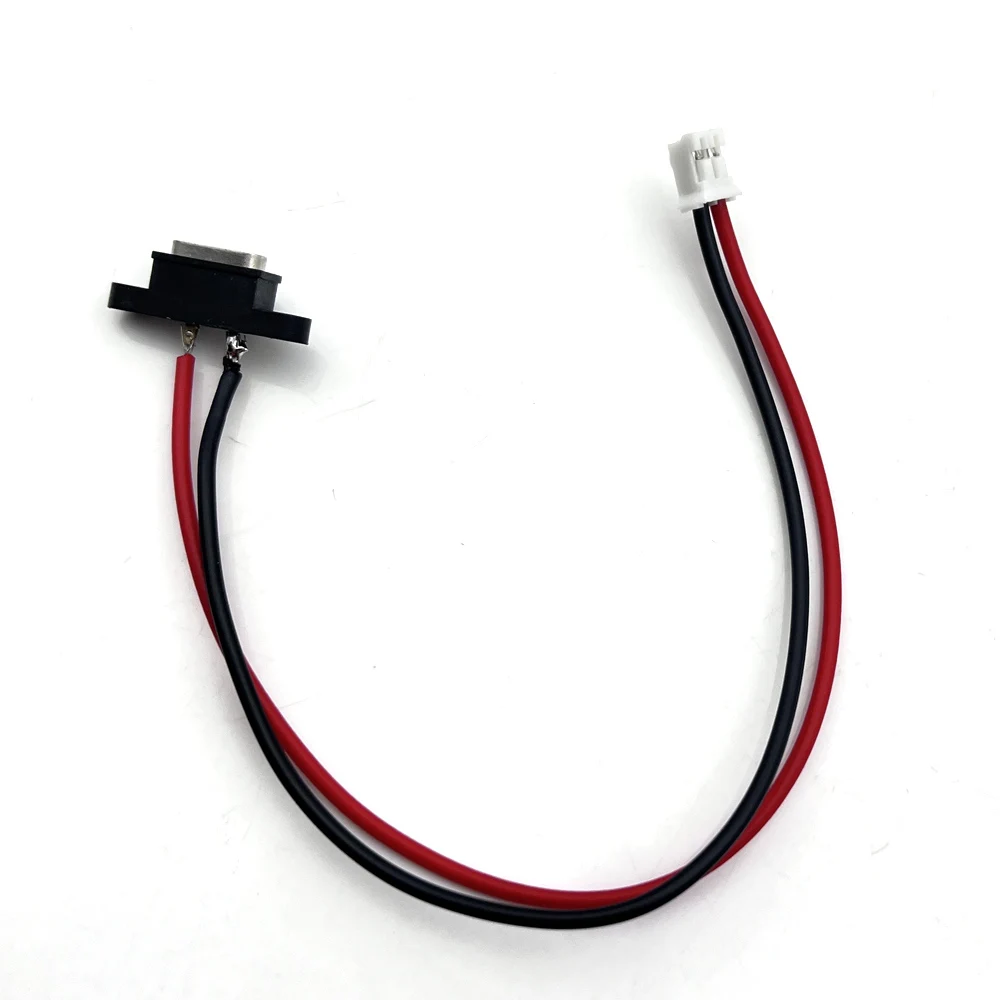 

1pcs IPX8 Waterproof USB Connector Type-C 2Pin Welding to PH2.0 Wire Female Socket Rubber Ring High Current Fast Charging port