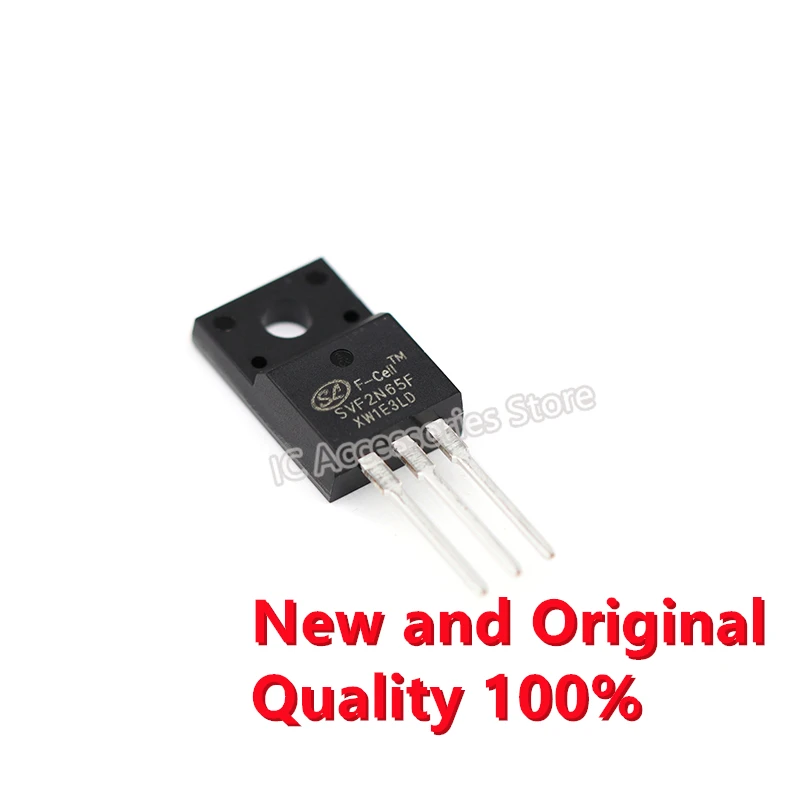 

10 шт. SVF2N65F TO-220F MOSFET N-Channel 650V 2A новый оригинальный