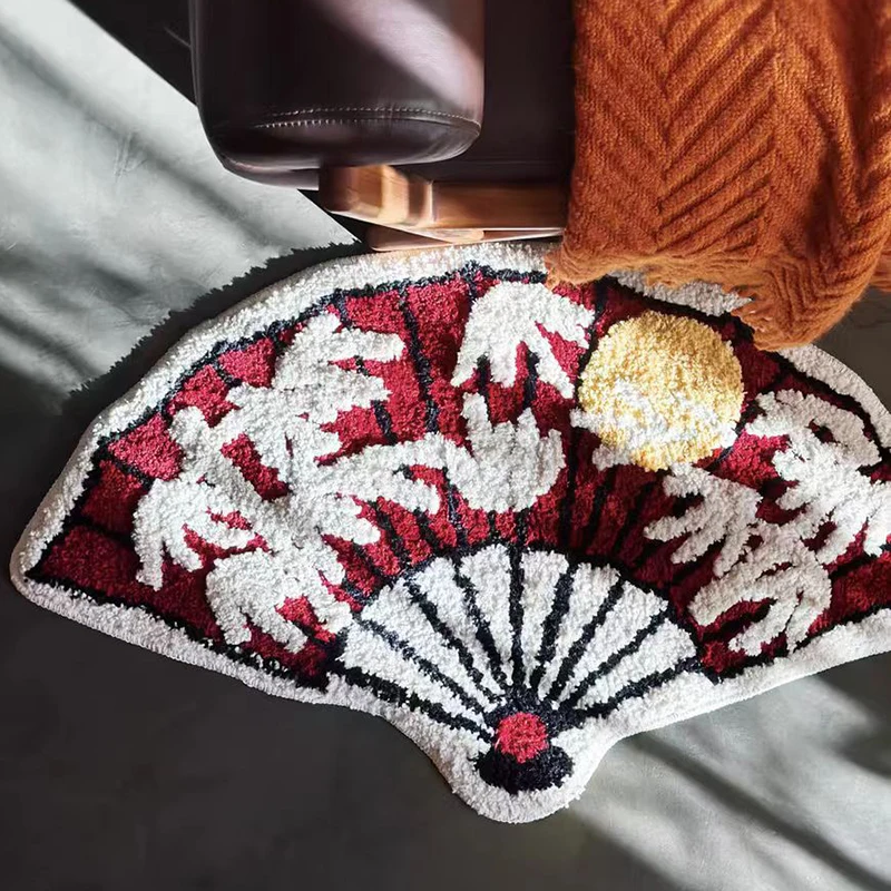 

CODROK Полотенце-коврик для ванной комнаты красный