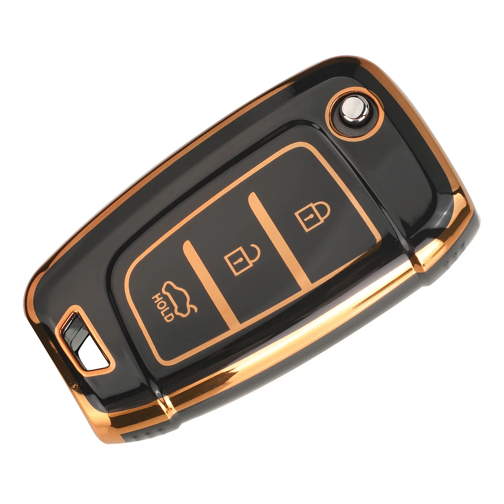 

Чехол Для Автомобильного Ключа Jingyuqin Из Мягкого ТПУ Для Hyundai Azera, Elantra, Solaris, Tucson, I30, I35, I40, KONA, Gen...