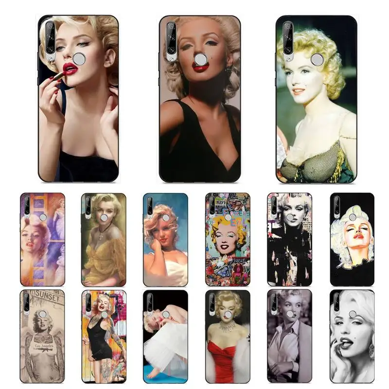 

Babaite Marylin Monroe Phone Case for Huawei Y 6 9 7 5 8s prime 2019 2018 enjoy 7 plus