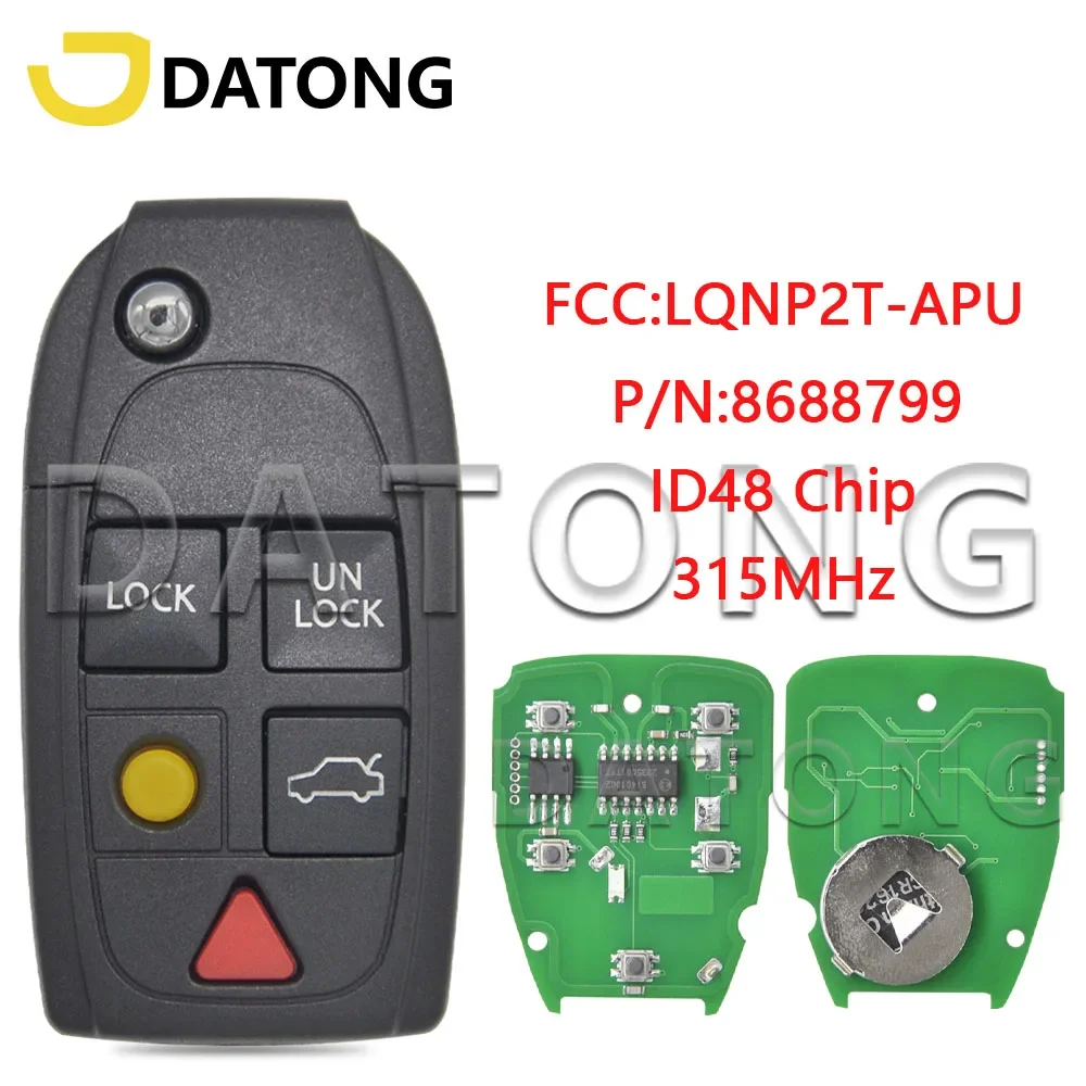 Автомобильный пульт дистанционного управления Datong World для Volvo XC70 XC90 S60 S80 V70 2004-2015