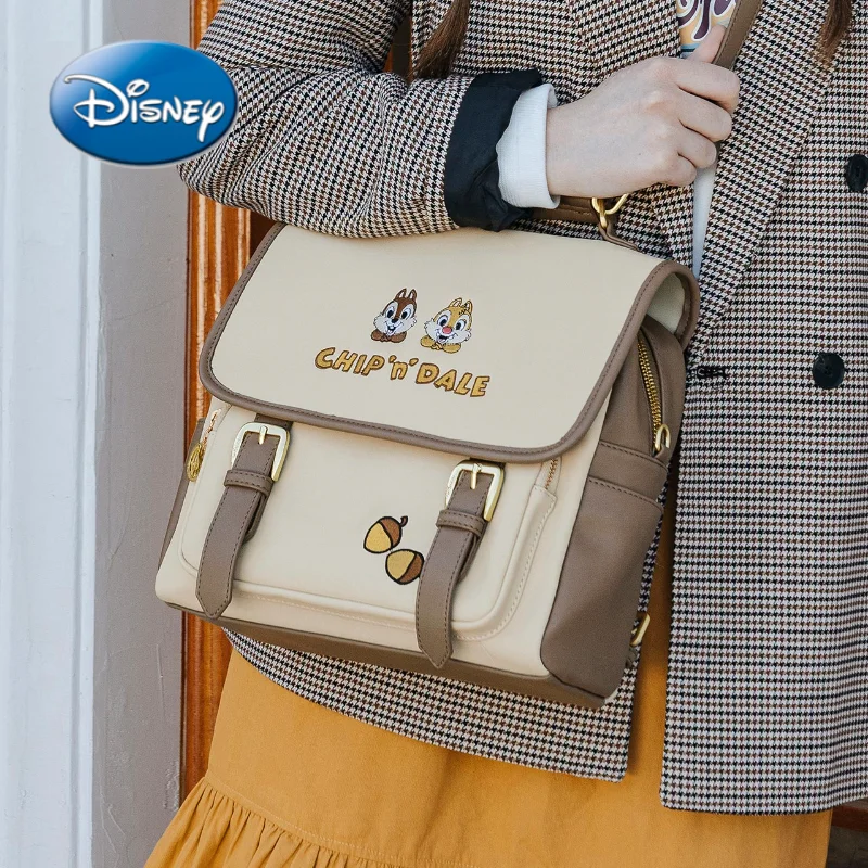 

Модный женский рюкзак Disney с мультипликационным рисунком, вместительная уличная дорожная сумка, дизайнерские сумки для мам и малышей, школь...