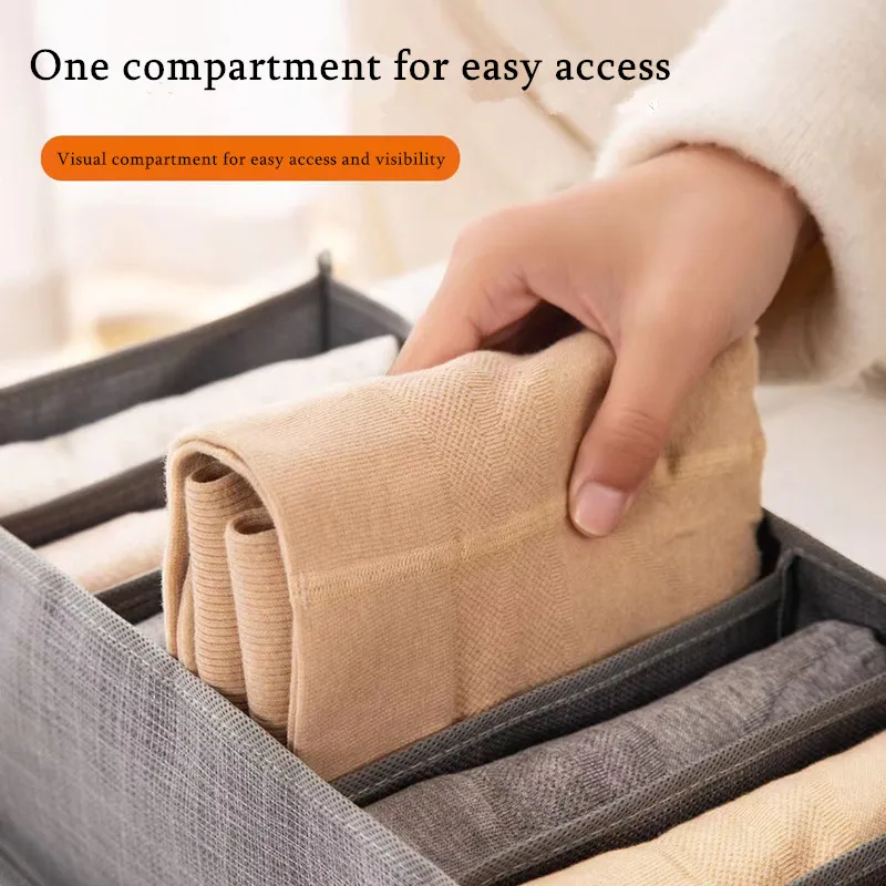 

Household Layered Jeans Household Finishing Bags Closet Storage Organizer Drawers Multi-functional Compartment Storage Bags