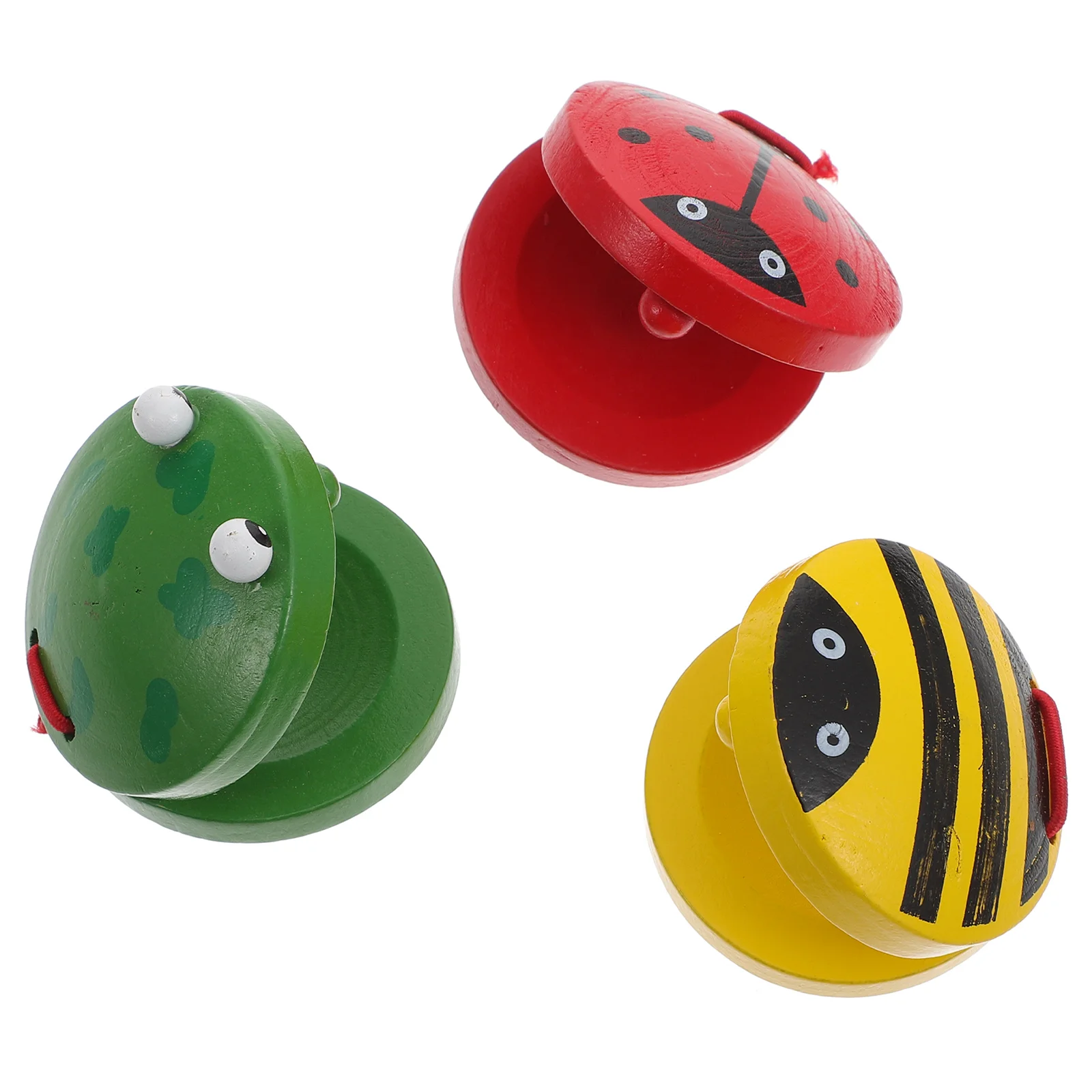 

3pcs Early Education Animal Castanet Toys Cartoon Musical Toys Kids Instruments