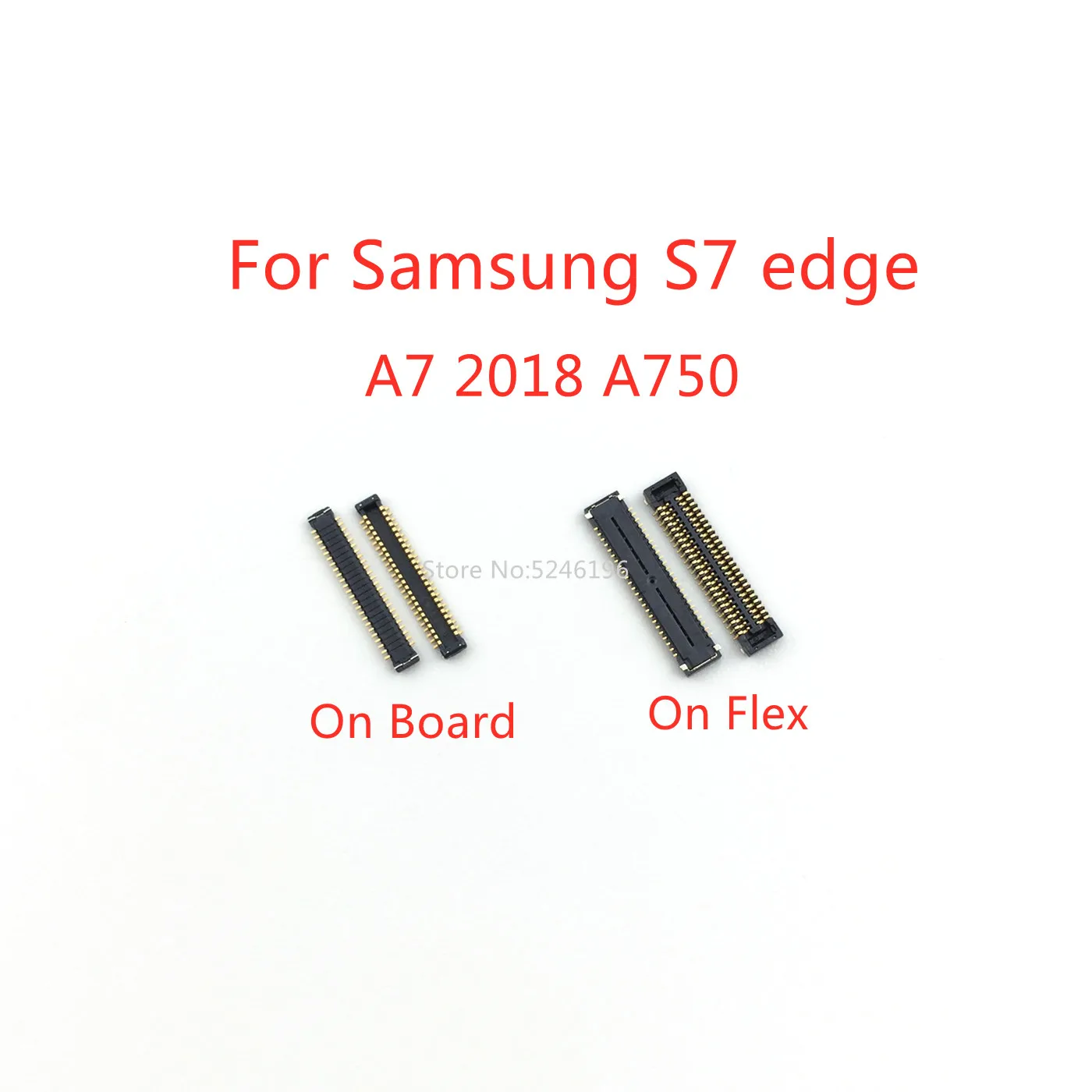 5-10 шт ЖК-экран гибкий FPC разъем 48Pin для Samsung Galaxy A7 A750 A750F S7edge S7 edge G935 G935F разъем на плате