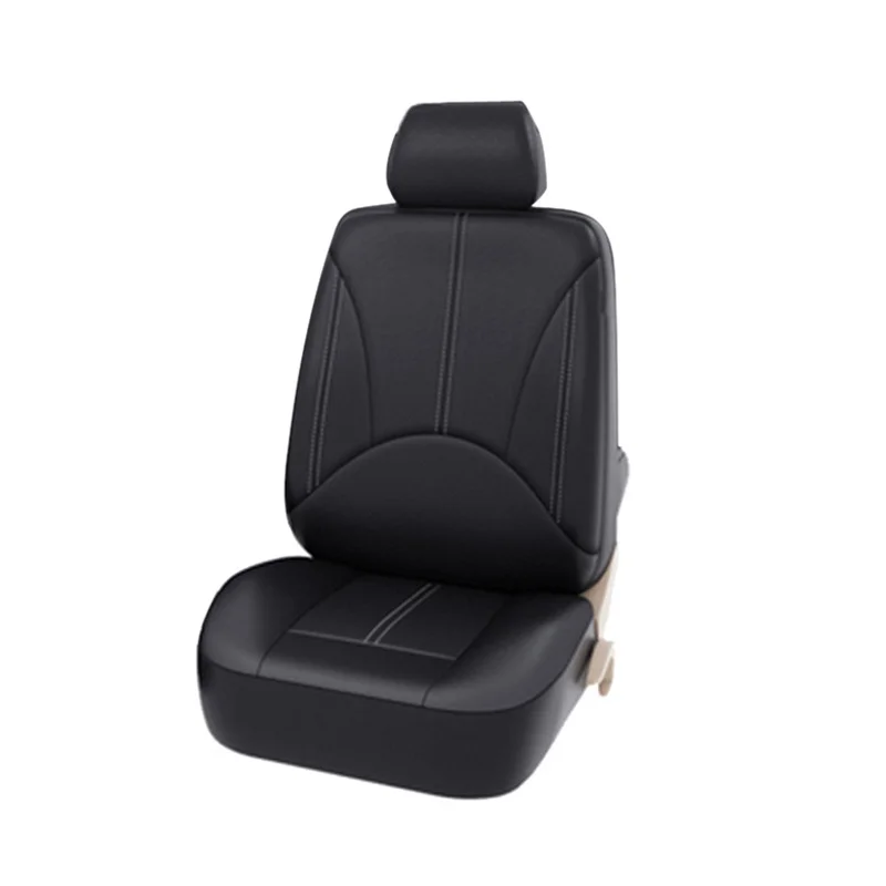 

Universal Car Seat Cover Protector PU Leather Front; Rear Seat Back Cushion Pad Mat Backrest for Auto Interior Truck SUV Sedan