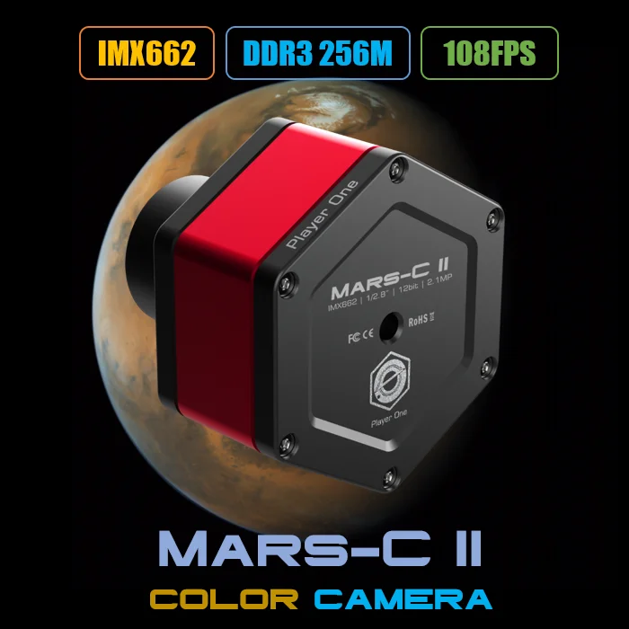 

Nieuwe Speler Een Mars-C Ii IMX662 USB3.0 kie Camera Ontwerp Voor Planetaire Beeldvorming En Eaa LD2068C