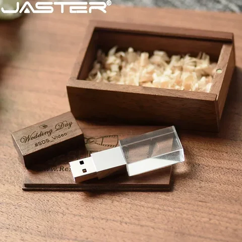 JASTER Pen drive деревянный USB-накопитель 4/8/16/32/64 ГБ