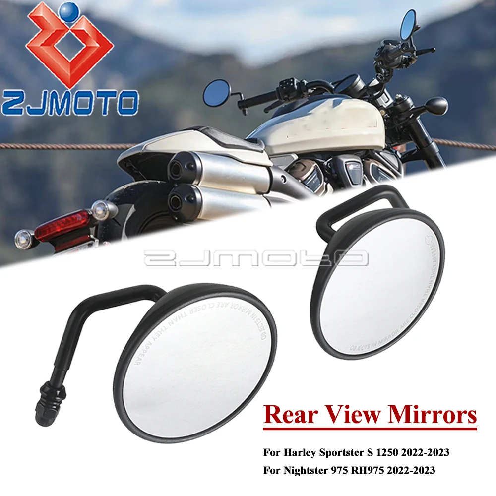 Мотоциклетные зеркала заднего вида для Harley Sportster S 1250 Nightster 975 RH975 2022-2023 RH1250S