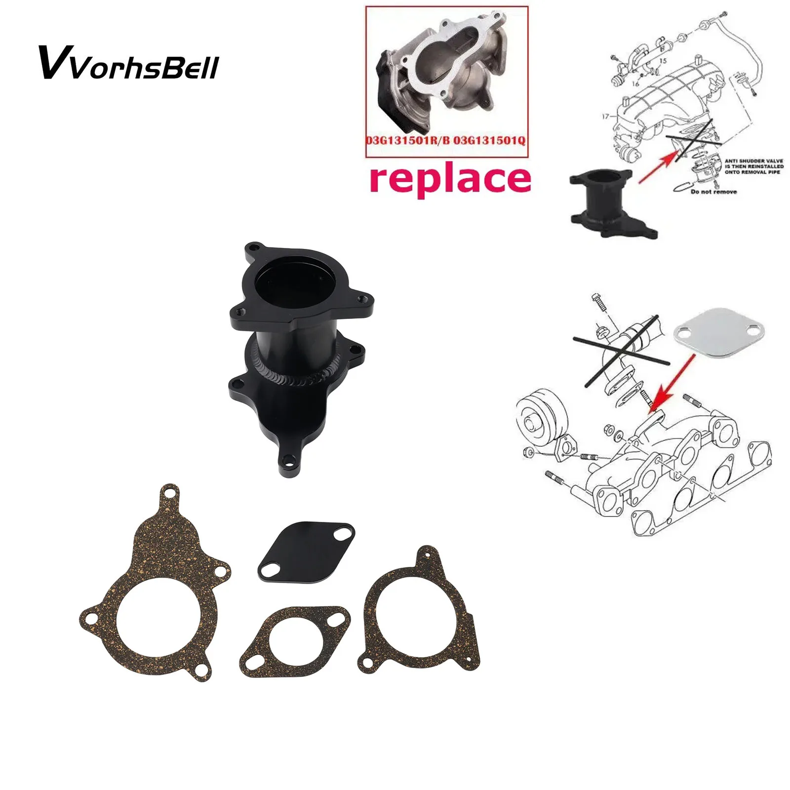 Фото Комплект для снятия/удаления деталей для Audi A4 A6 / VW Skoda Octavia BVA/BVF/BVG/BLB 2.0TDI 03G131501B №1