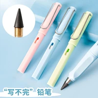 eternal pen cant finish writing pencil with eraser positive posture pen does not dirty hands school supplies cute pencils