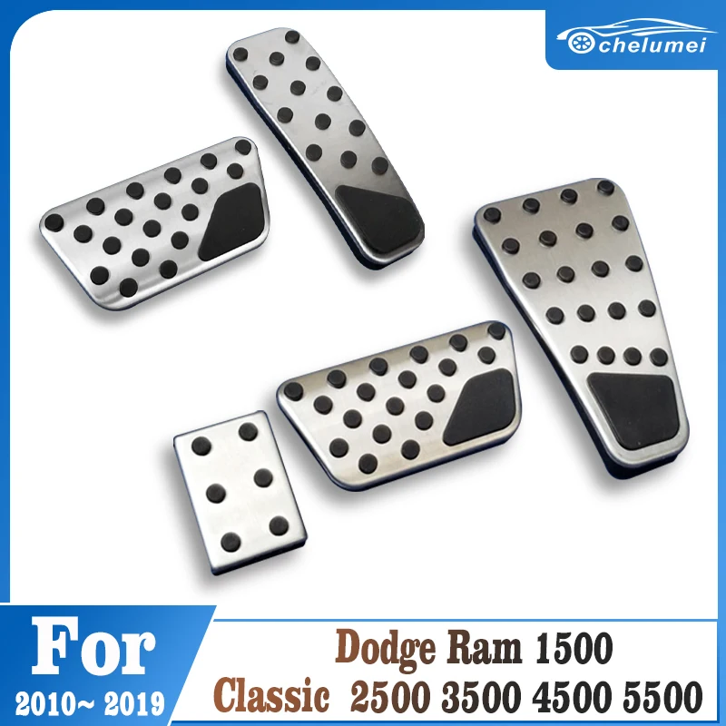 

Car Fuel Accelerator Brake Pedals Cover For Dodge Ram 1500 Classic 2500 3500 4500 5500 2010-2015 2016 2017 2018 2019 Accessories