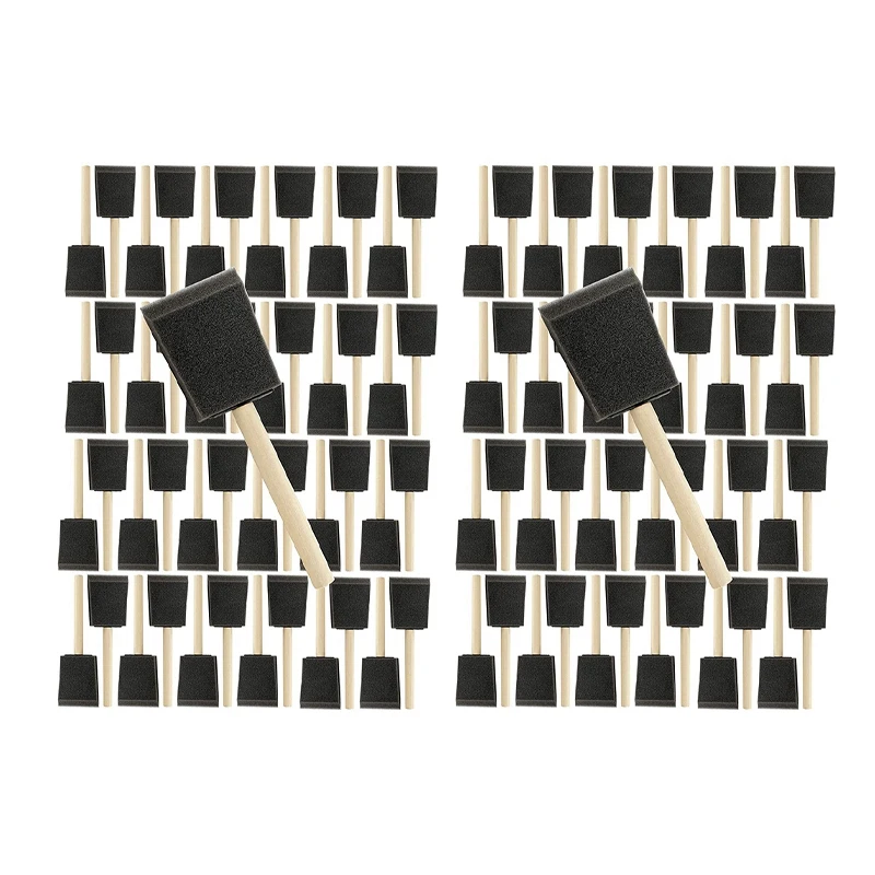 

Foam Brush-2 Inches-96 Pcs Polyfoam Brush Set-Lightweight, Durable, Very Suitable For Acrylic