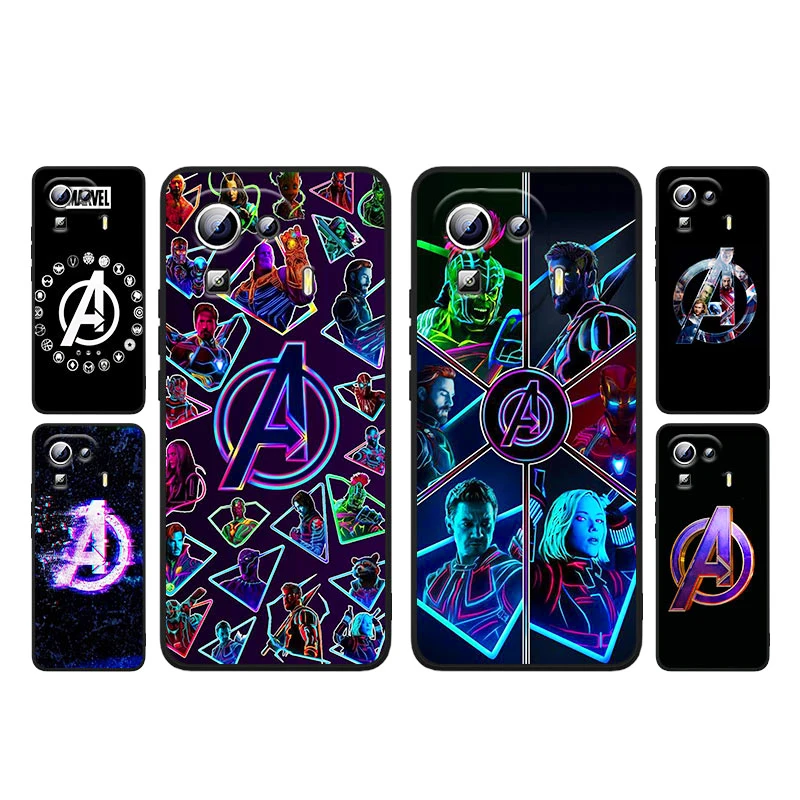 

Marvel Avengers A Logo Phone Case Xiaomi Mi 12 12X 11T 11 11i 10i 10T 10S Note 10 9 Lite Ultra 5G Silicone TPU Cover
