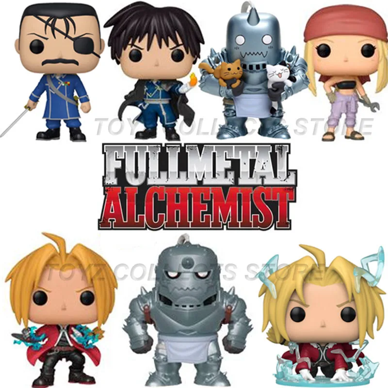 Funko Pop Цельнометаллический алхимик # Кинг Брэдли Эдвард Элрик 733. 391 Альфонс 392 с