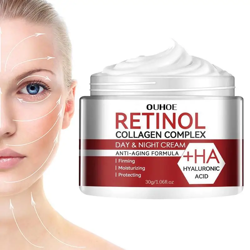 

Retinol Face Moisturizing Cream With Vitamin C Licorice Root & Peony Extracts Night And Day Cream Reduce Fine Lines For Women