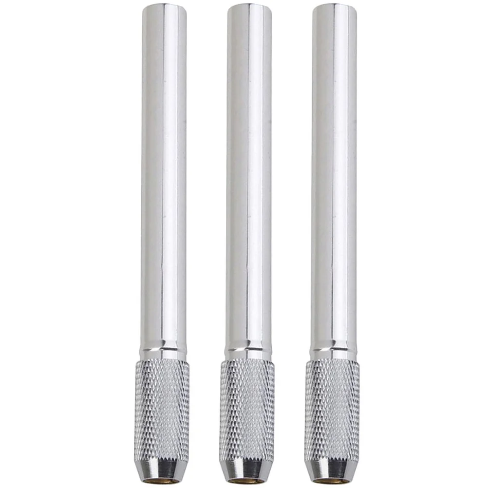 

3 шт., цветные удлинители для карандашей из нержавеющей стали