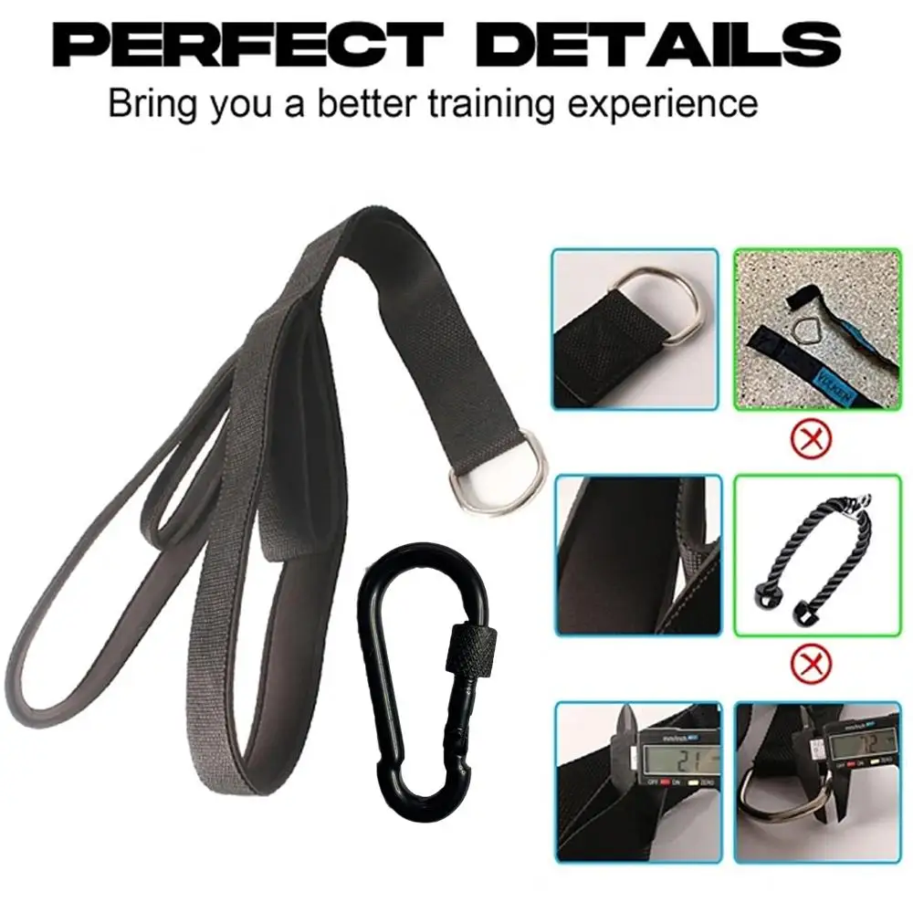 

1 Pcs Pulldown Rope Fitness Gym Accessories Biceps Training Rope Arm Strength Slip Fibers Brachii Rope Non Activating Trice W6P4