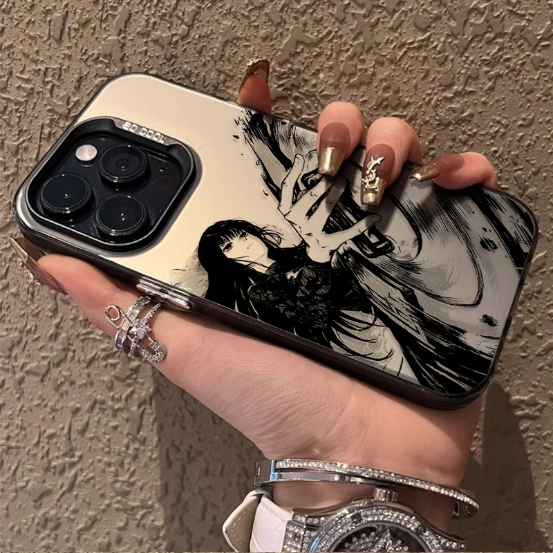 Фото Чехол S-Sakamoto Days Nagumo Dafu Plating для iPhone 17 Air 16 15 11 12 14 13 Pro Max XS X XR Plus 8 7 SE 2020 Противоударный чехол №5