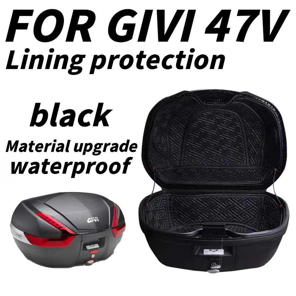 

Updated version black For GIVI V47 V 47 Trunk Case Liner Luggage Box Inner Container Tail Case Trunk Protector Lining Liner Bag