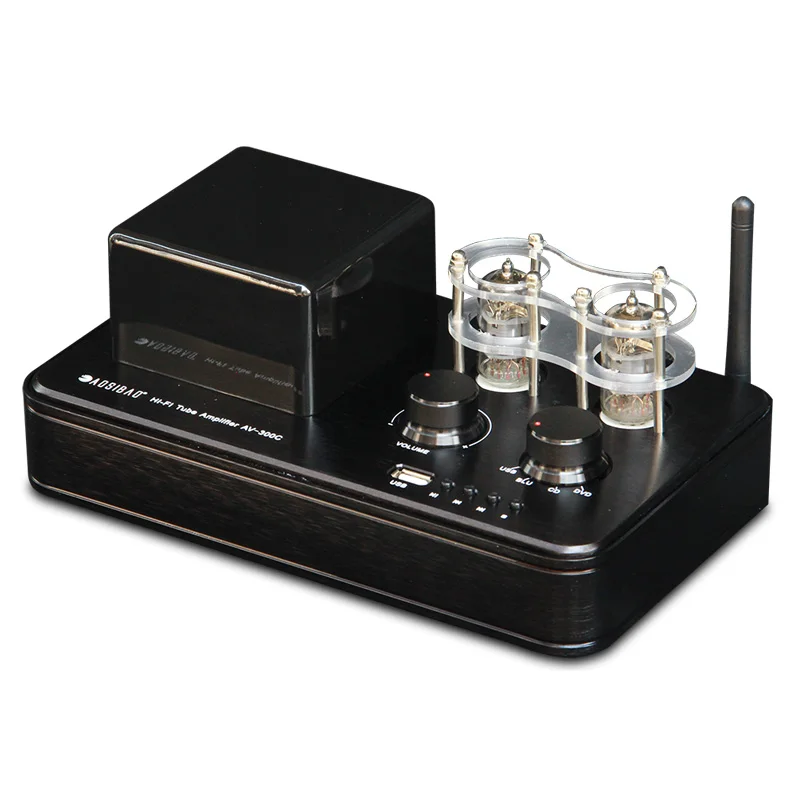 

Imported lossless hifi fever bile machine U disk Bluetooth mini tube desktop 2.1 power amplifier audio