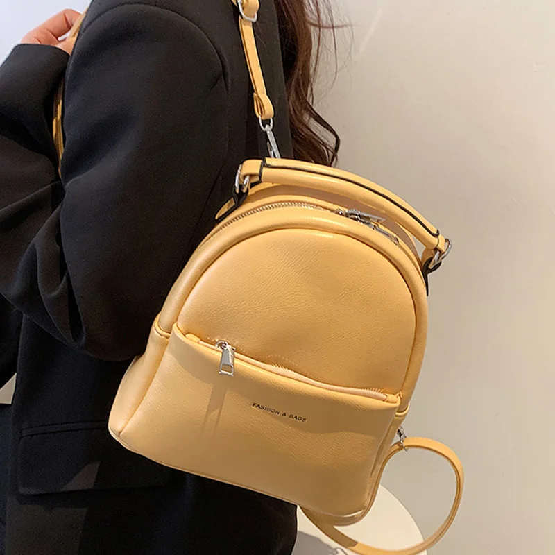 

Fashion Women Small Backpack Luxury Soft Leather Kawaii Backpacks Bagpack School Bags for Teenage Girls Designer Shoulder Bags