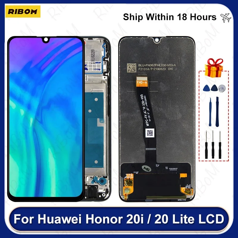 

New For Huawei Honor 20 Lite LCD MAR-LX1H Display Touch Screen For Huawei Honor 20i Display HRY-LX1T LRA-TL00 LCD