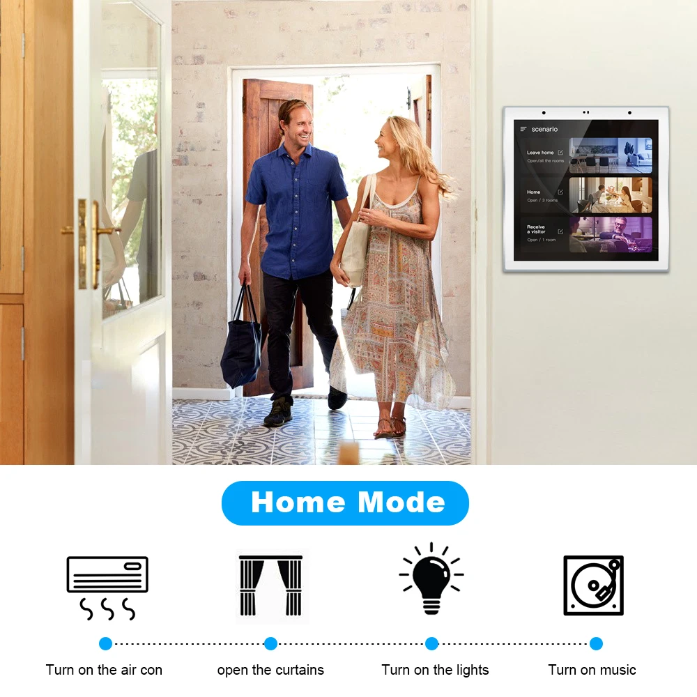 Wi-Fi Tuya Панель управления умным домом Lcd Touch 4 &quotHD Бытовая техника Гаджеты