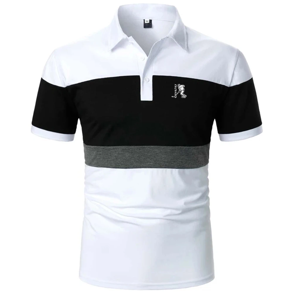 

Summer Men Fashion and Casual Short Sleeve Printed Polo Shirt