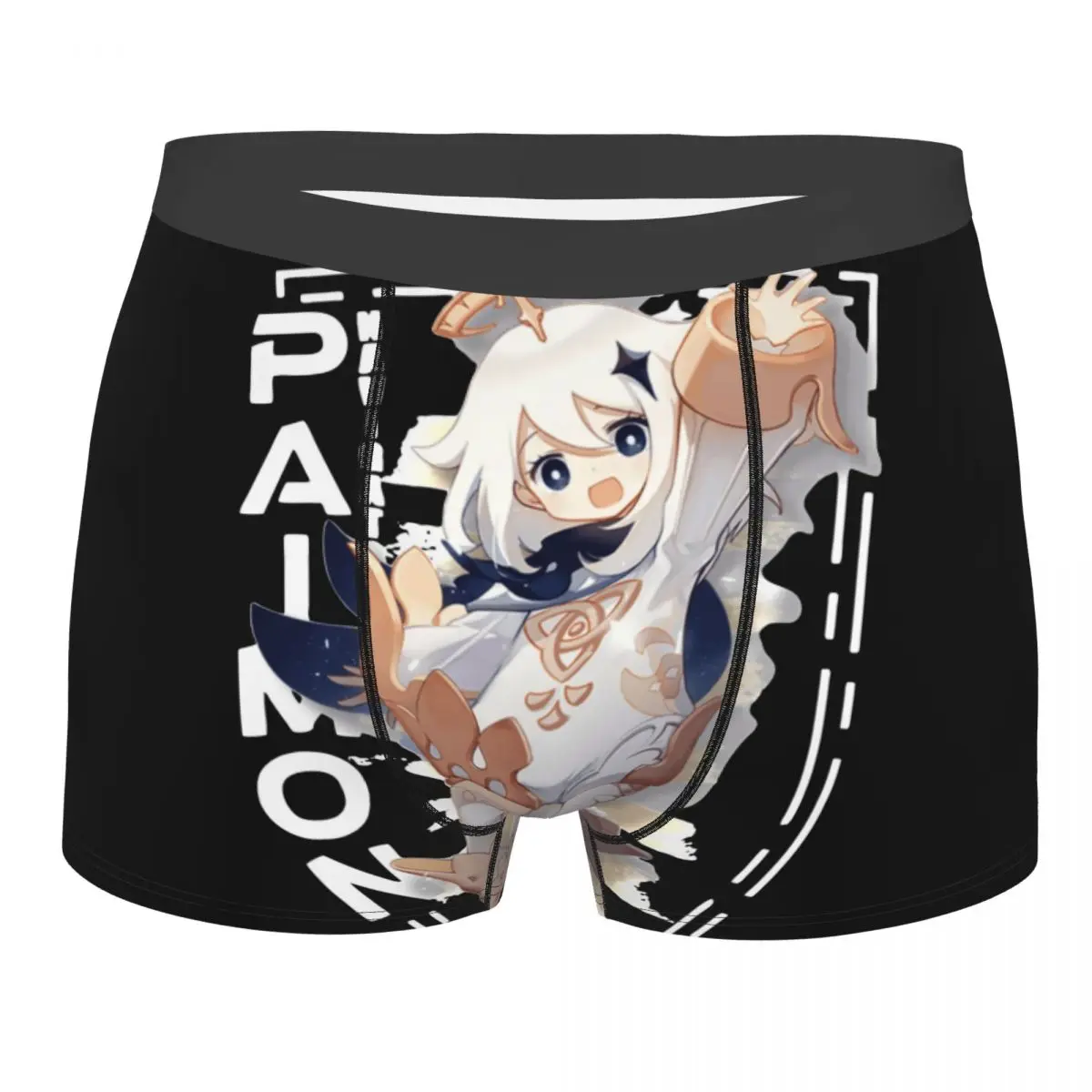 

Мужские трусы Genshin Impact Paimon нижнее белье сексуальные боксеры шорты трусы мужские дышащие трусы