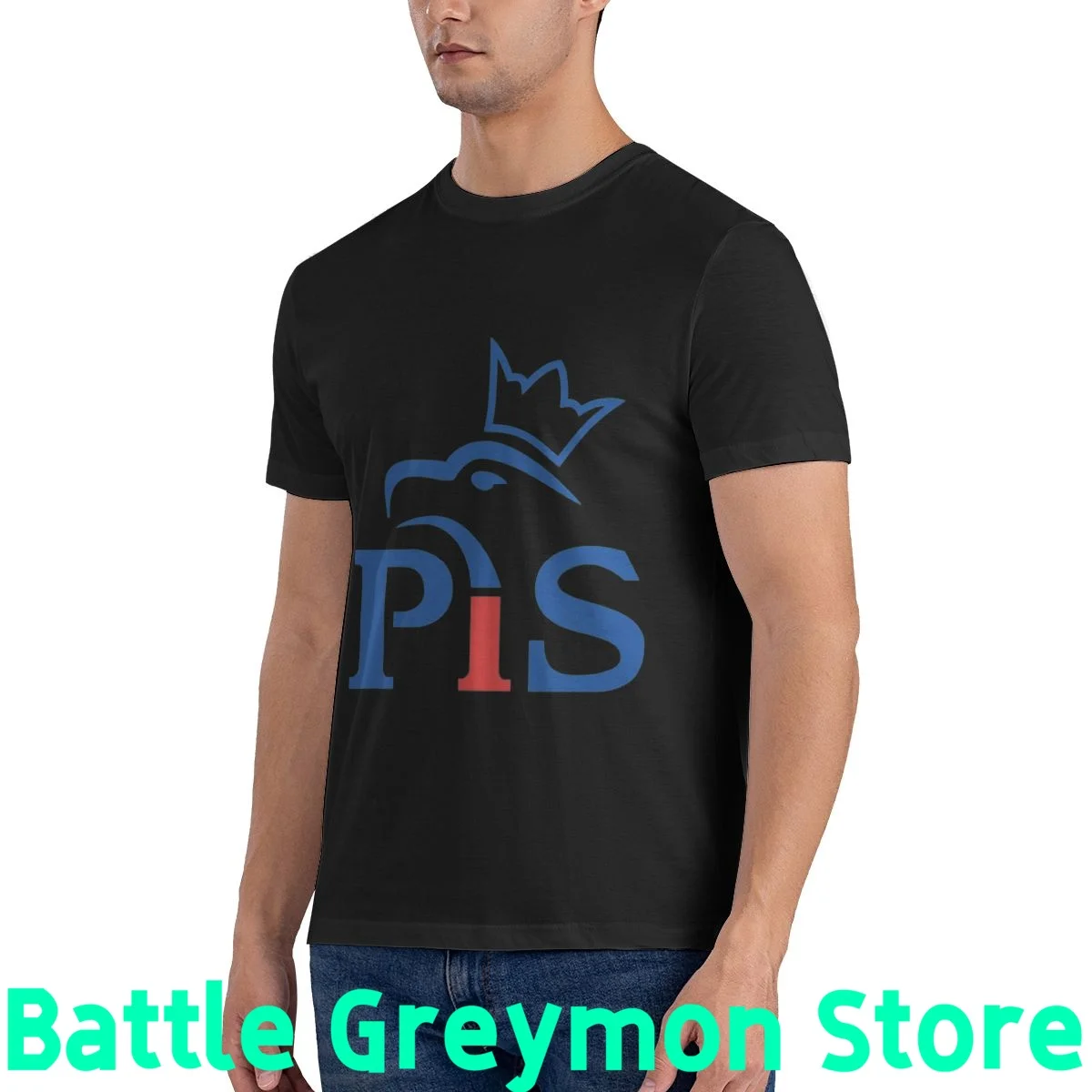 Модная мужская футболка с принтом и круглым вырезом летняя хлопковая коротким