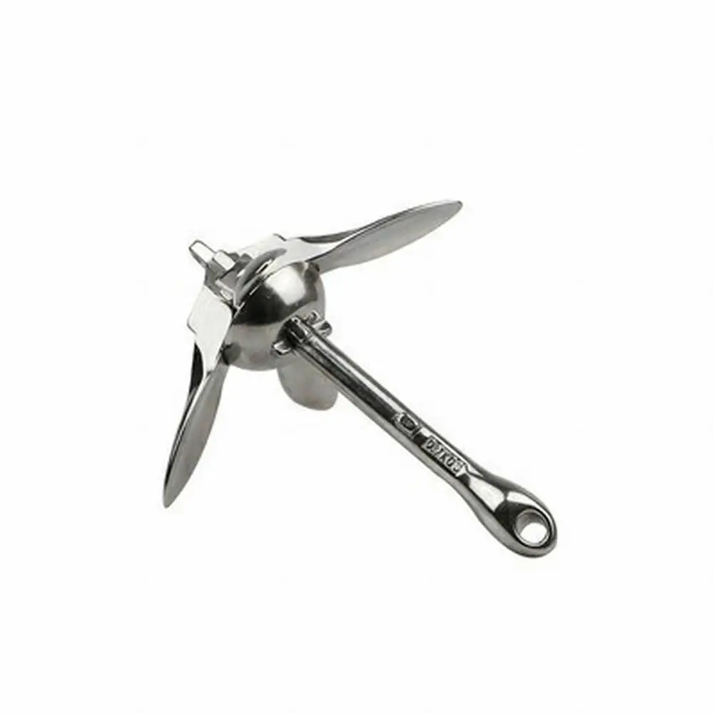 

Durable Anchor Kayak Kayak Metal Polished Surface Put Away Raft Silver