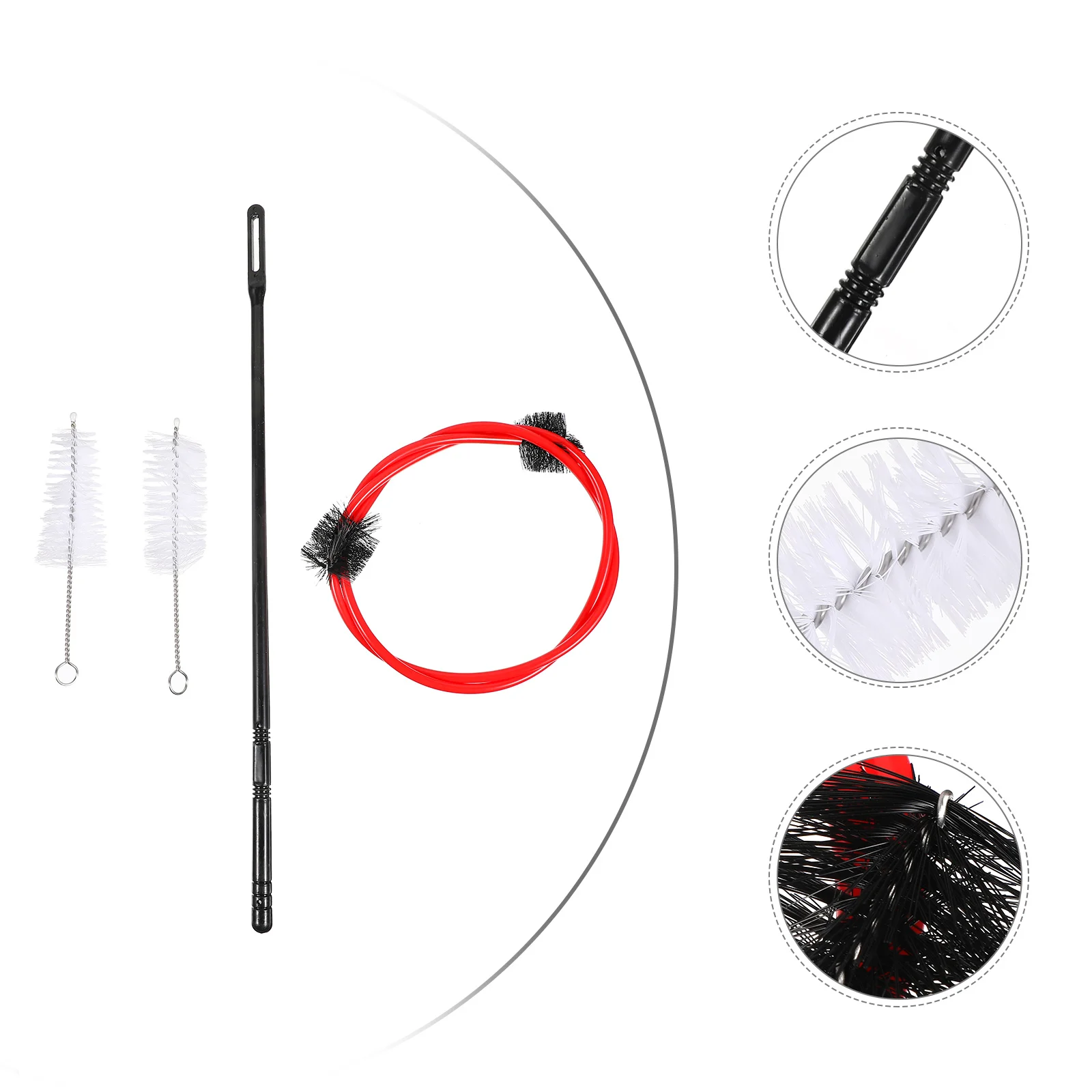 

Cleaning Kit Trumpet Brush Cornet Care Maintenance Tool Flexible Casingsnake Clarinet Mouthpiece Musical Instrument Clean French