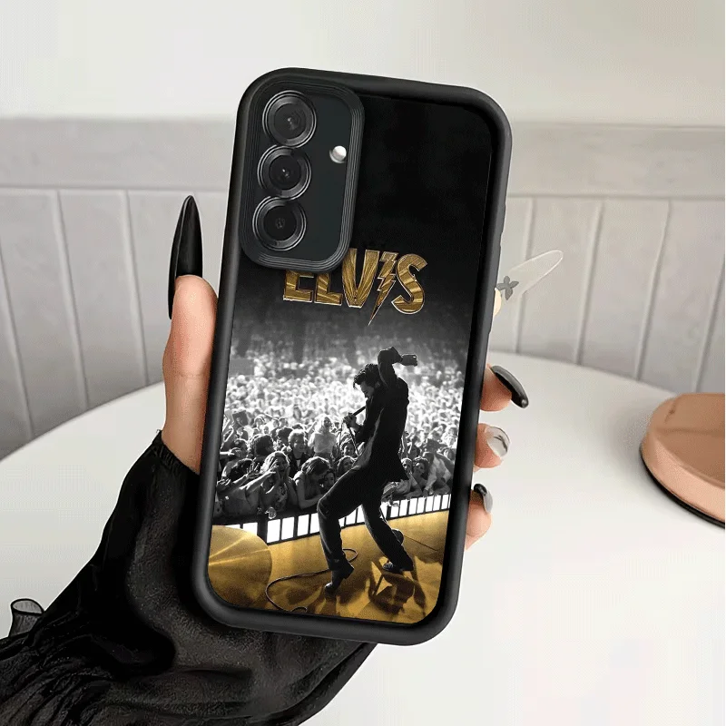 Фото Противоударный чехол для телефона Singer E-Elvis P-Presley для Samsung A13 A14 A15 A16 A17 A33 A34 A35 A36 A37 A53 A54 A55 A56 A57 A23 A24 A №4