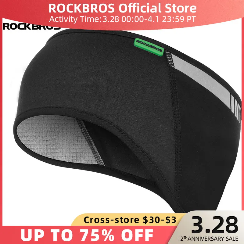 

Велосипедная уличная одежда ROCKBROS, спортивная повязка на голову, защитная шапка для ушей, зимнее теплое флисовое оборудование для велосипед...