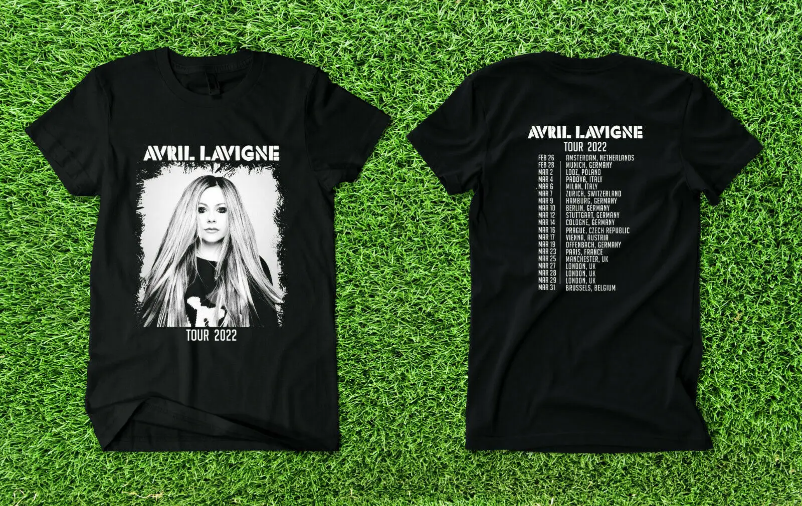 

Avril Lavigne Tour 2022 New Shirt Men's S-3XL Cotton