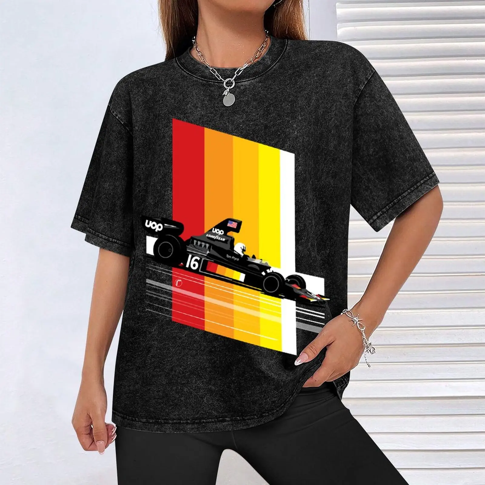 Футболка Tom Pryce Shadow DN5 футболка с таможенным дизайном короткими рукавами мужская