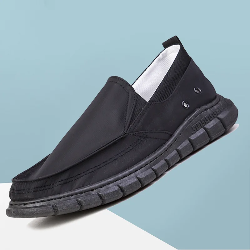 

Summer Men's Canvas Shoes Breathable Casual Shoes Outdoor Non-Slip Sneakers Comfortable Driving Shoes Men's Loafers