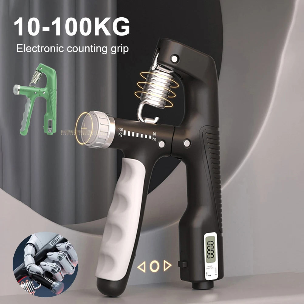 

10-100Kg A-Type Adjustable Hand Grip Power Exercise Heavy Gripper Fitness Muscle Training Strength Expander Finger Pinch Carpal