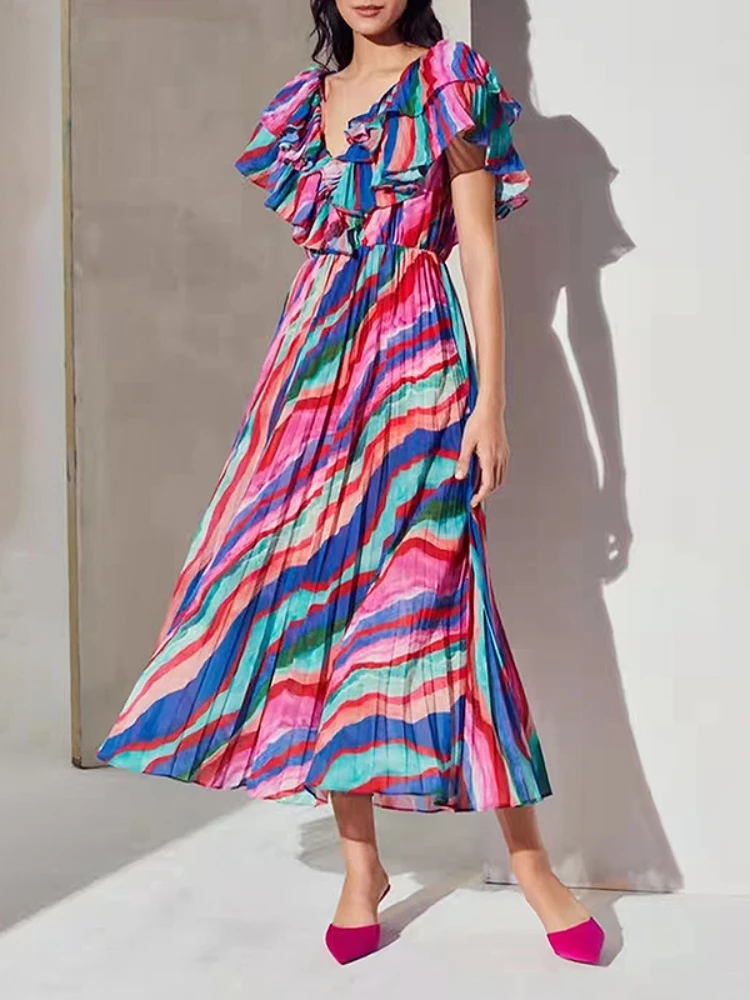 

Elegant Dresses For Women Summer 2022 Casual Floral Cottagecore Vestidos Sexy Party Outfits Robe Femme Luxury Designer Clothing